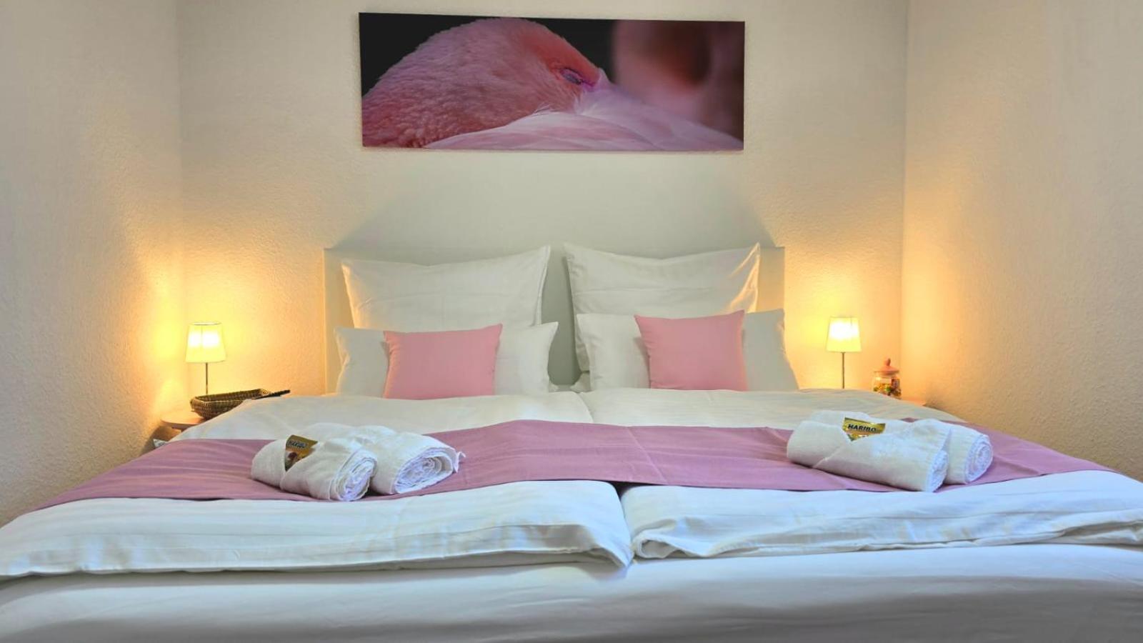 Happy Homes Pink - Up To 5 - Kueche - W-Lan - Netflix - Honig - Badewanne Nidda Eksteriør billede
